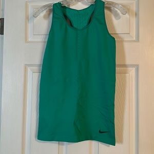 Nike Green Dri-Fit Racer Back Tank
